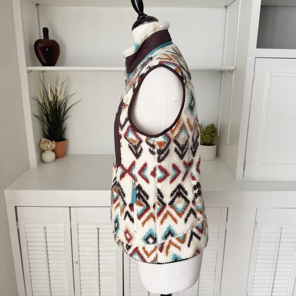 Patagonia Classic Retro-X Vest Sherpa Synchilla Fleece Fern Dell Size M - Picture 3 of 8